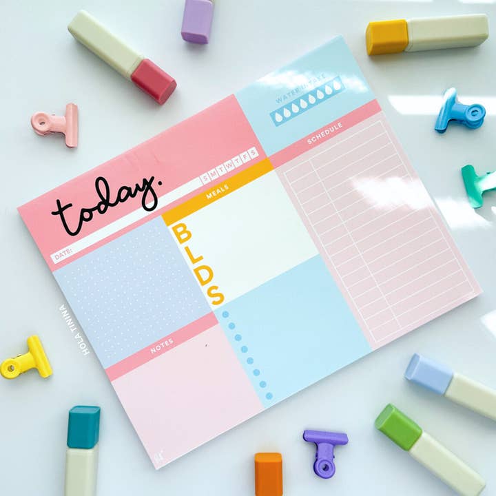 Today Daily Notepad Planner for wholesale by Hola Tinina