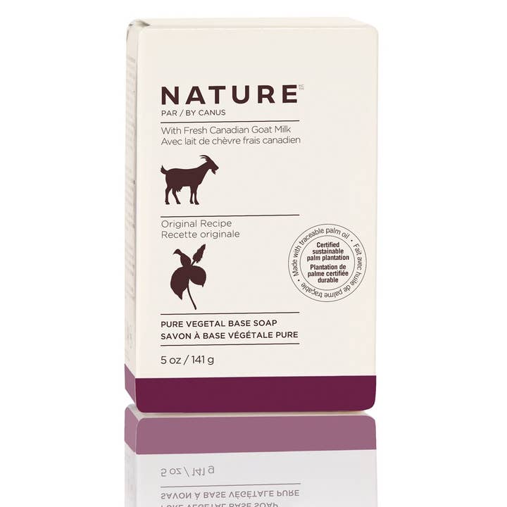 Nature Vegetal Base Goat Milk Soap - Original Recipe - 5 oz for wholesale by Nature by Canus