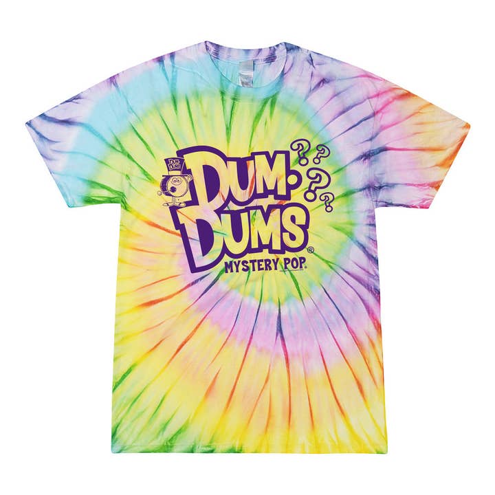 T-shirt tie-dye Dum-Dums Mystery Flavor Pop pour la vente par www.sweetvintagetees.com