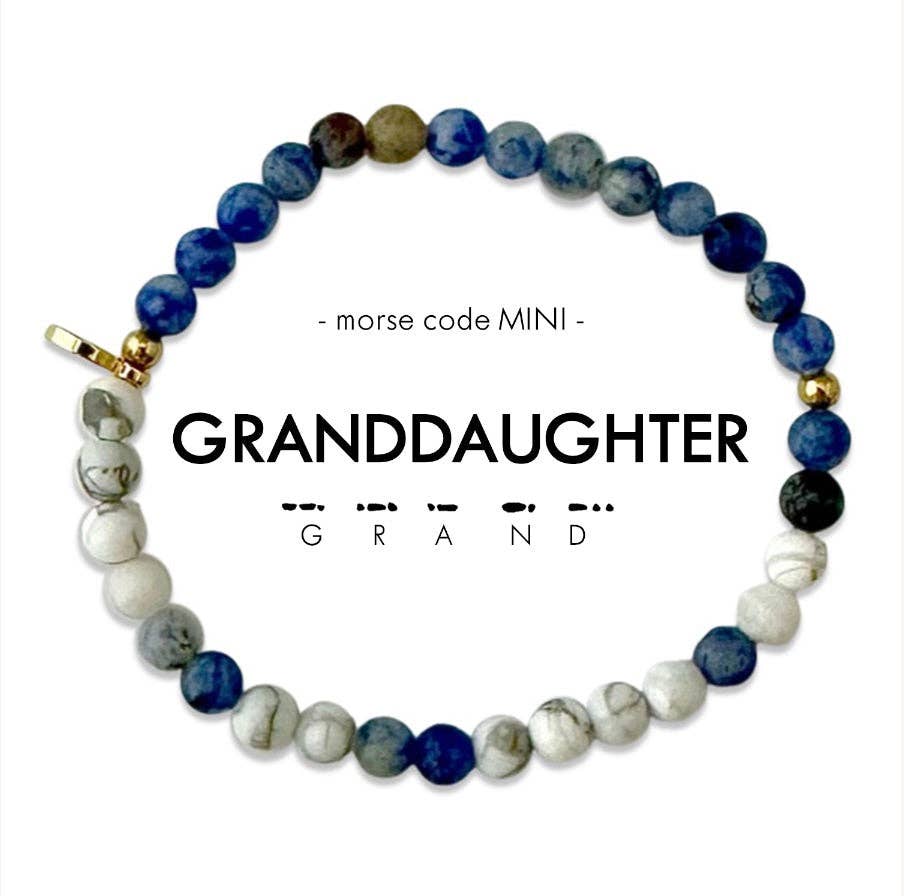ETHICGOODS – wholesale Jewellery set – Morse Code Matching Set | GRANDMA & MINI GRANDDAUGHTER2