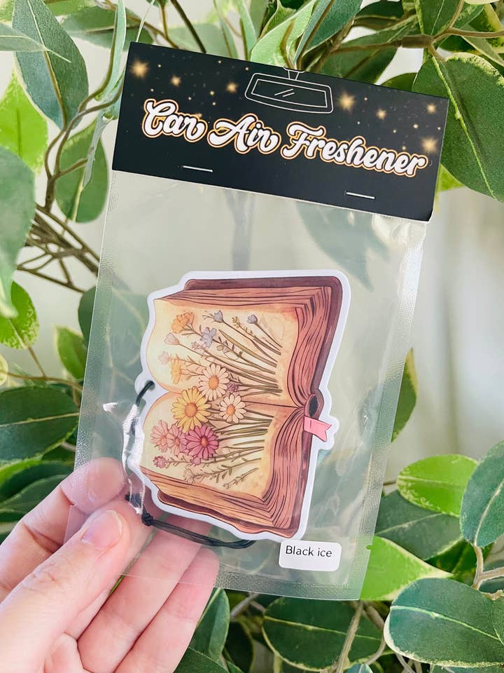 Vintage Book Air Freshener for wholesale by Scents & Shenanigans Co