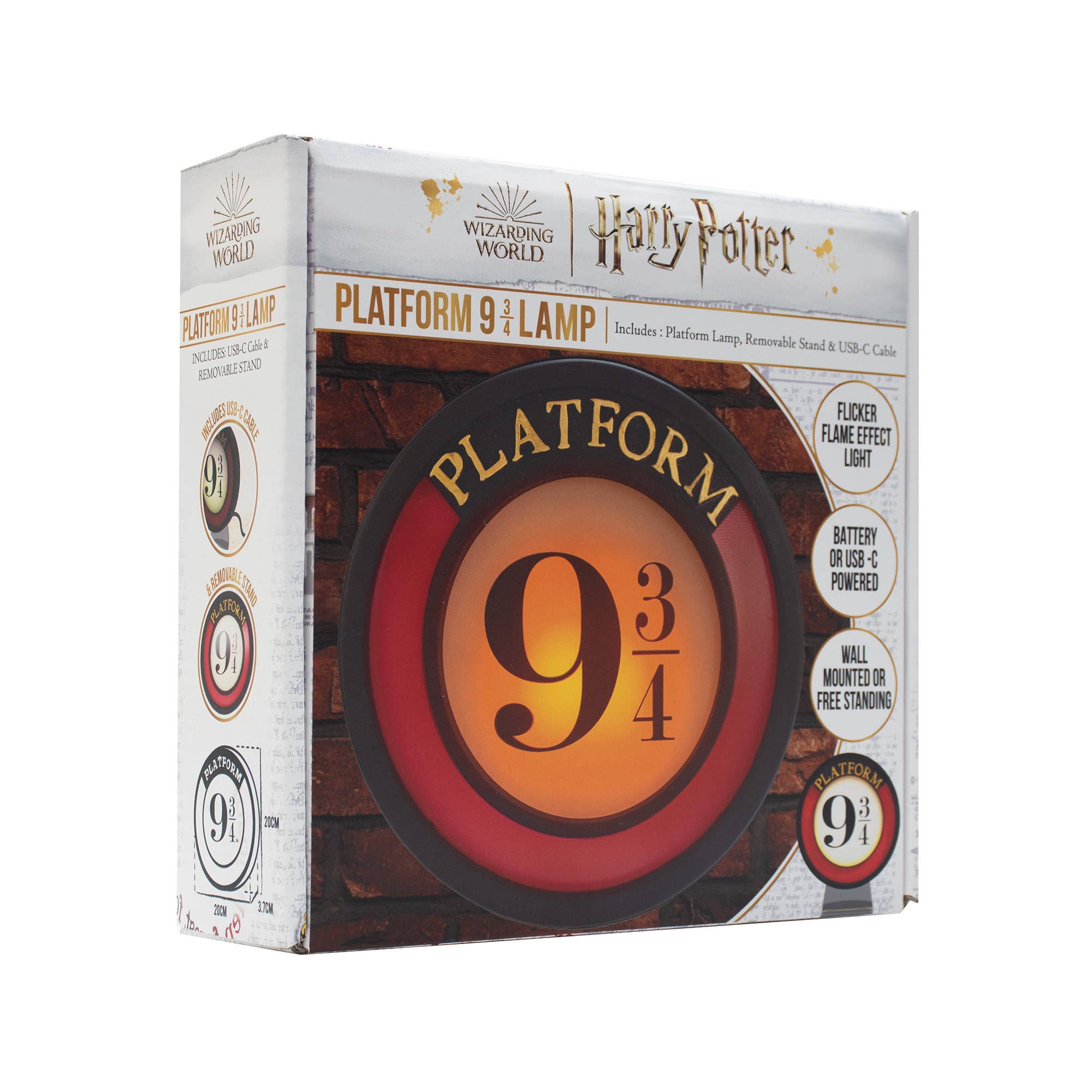Mad Monkey GmbH - Wholesale Night Light - Harry Potter - Wand Lamp Platform 9¾3