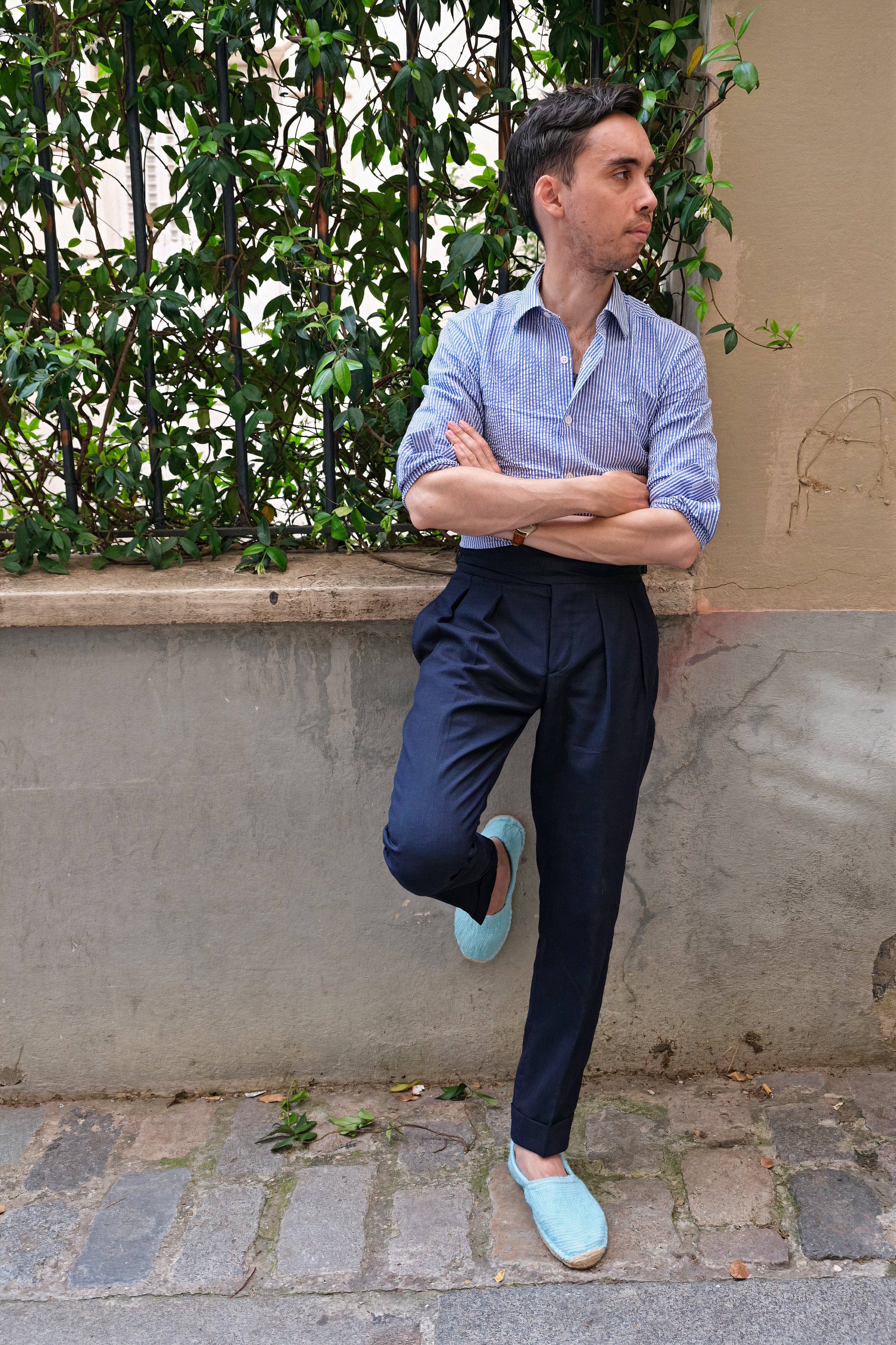 Krama Heritage – wholesale Lågskor - Dam – The Natural cyan espadriller1