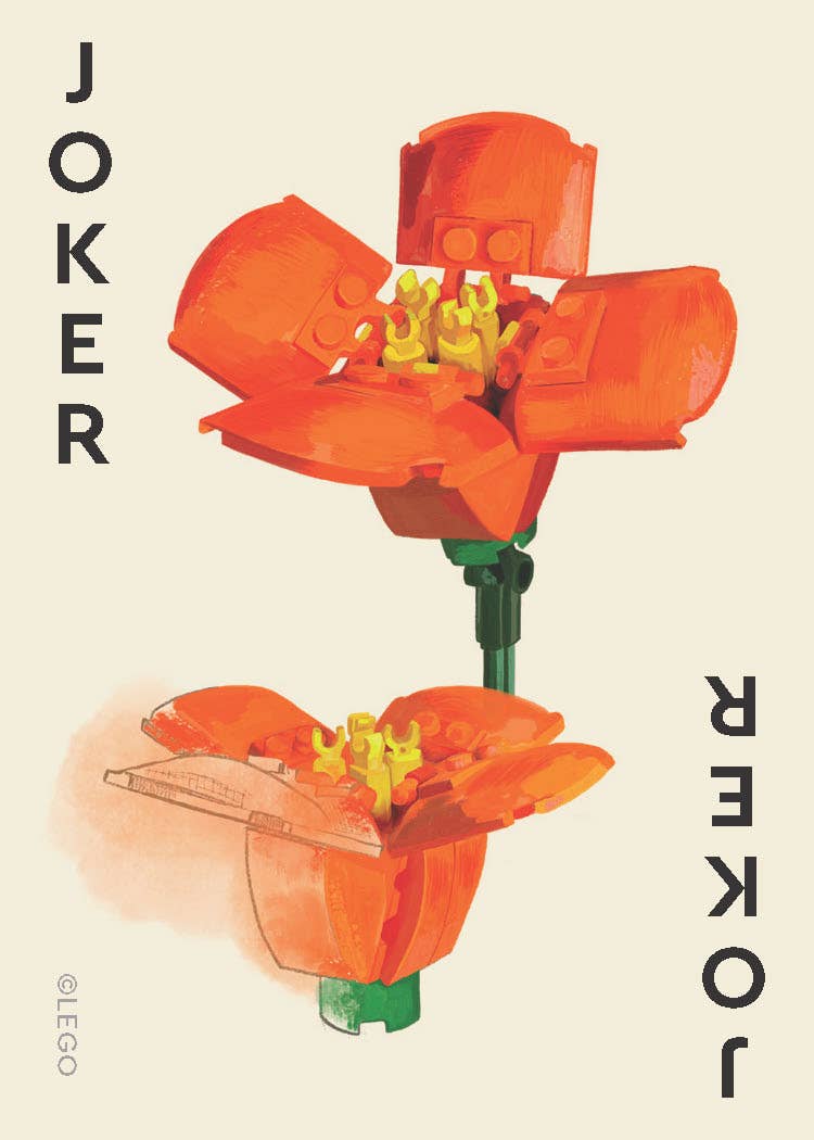 Chronicle Books - Wholesale Playing Cards - LEGO Botanical Playing Cards9