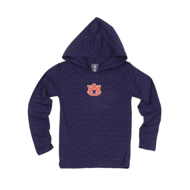 Auburn Tigers Youth Allover Print Hoodie for wholesale by Wes and Willy