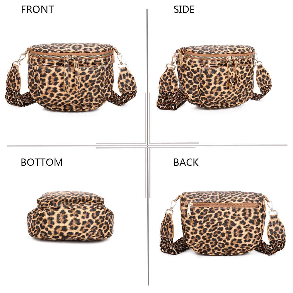 Gallantry - Vente Sac ceinture – femme - Glamour Léopard2