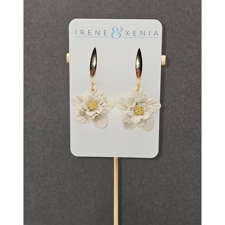 Irene and Xenia - Wholesale Dangle Earrings - Large Floral Dangles6