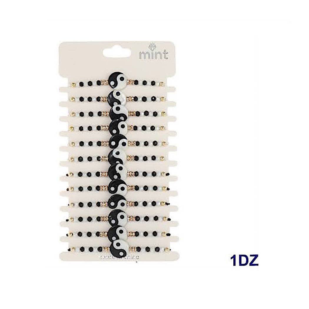 Atlas Fashion - Wholesale Woven/Braided Bracelet - Yin & Yang Adjustable Thread Bracelet1