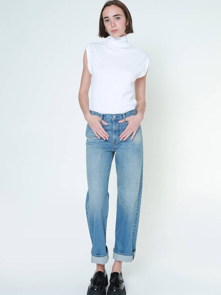 Selma Loose Straight Denim- Philadelphia for wholesale by Noend Denim