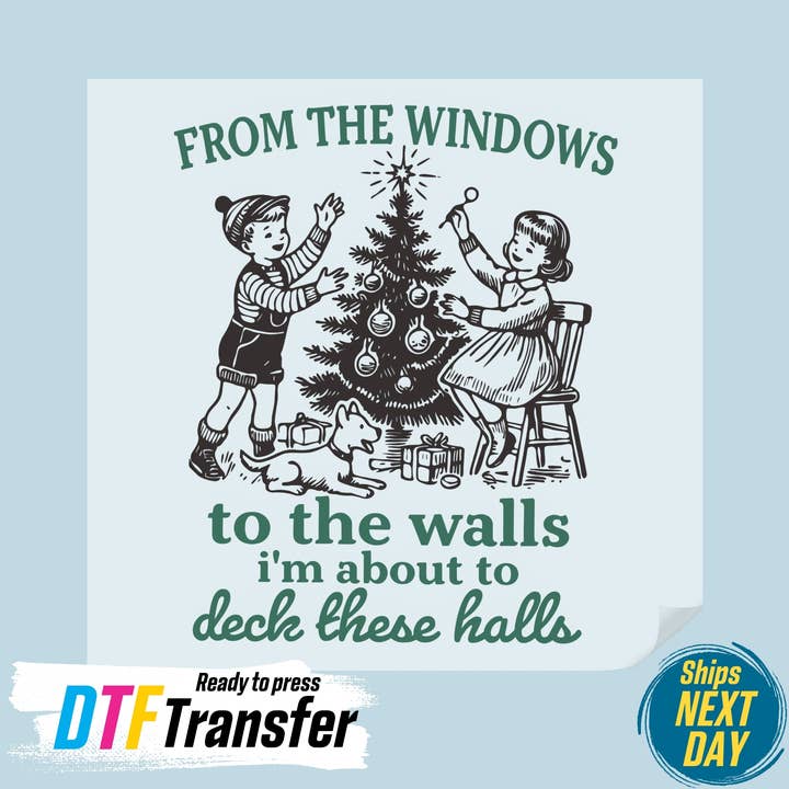 From the Windows Christmas Retro DTF Transfer for wholesale by DTF Office