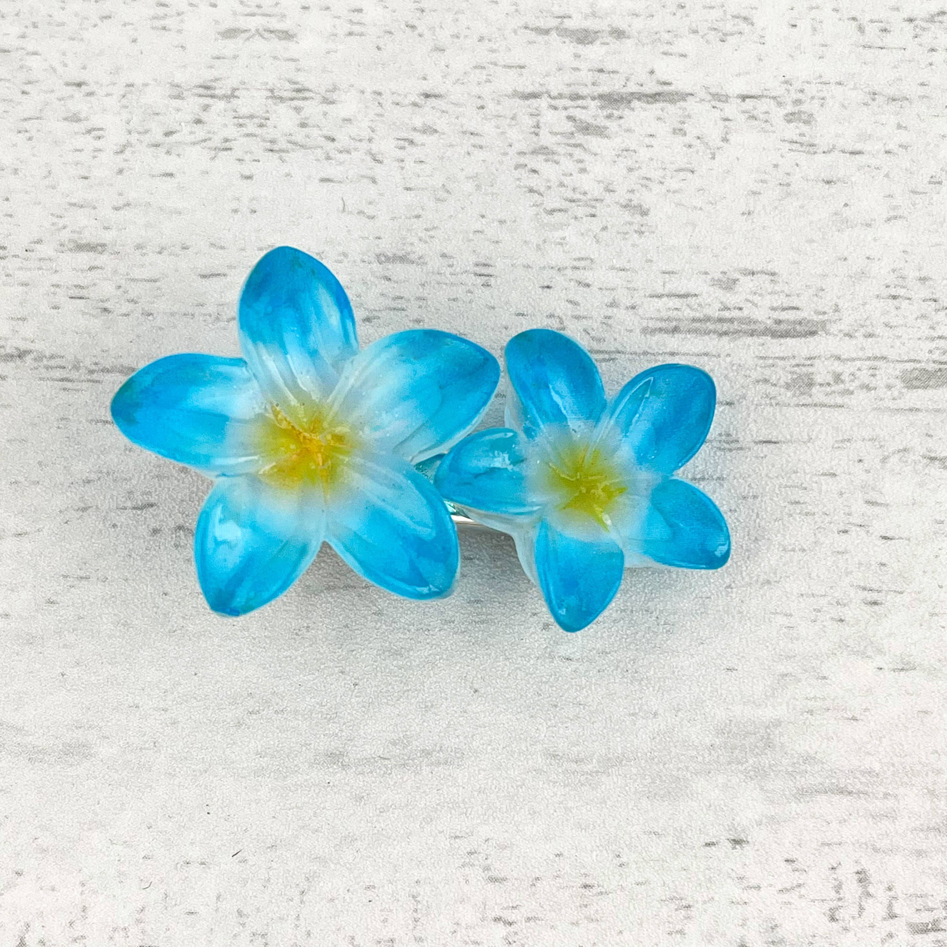 SoapElenGlen - Wholesale Hair Clip - Kids - Plumeria Duckbill Clip, Flower Hair Clip4