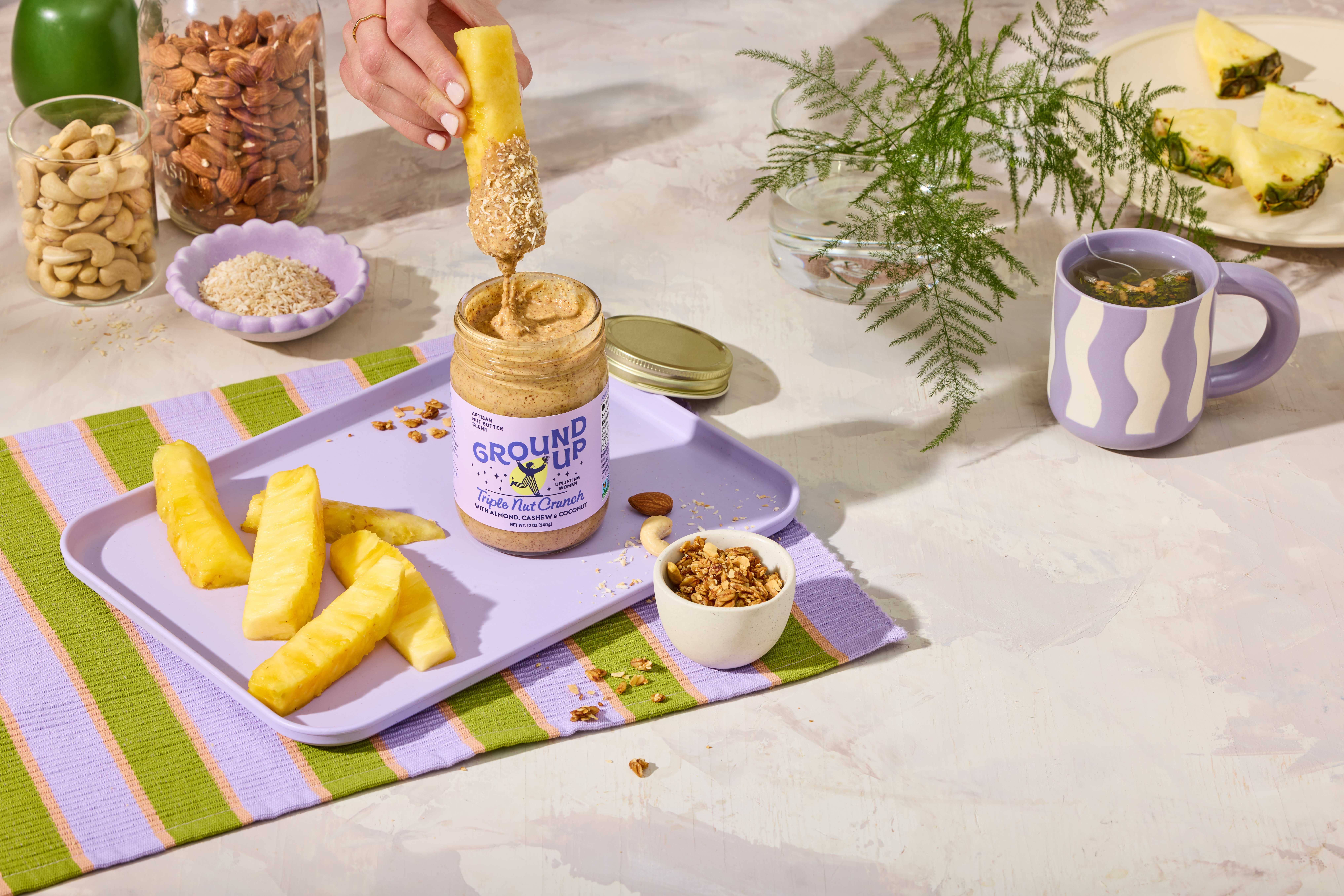 Ground Up - Wholesale Nut Butter - 12oz - Triple Nut Crunch3