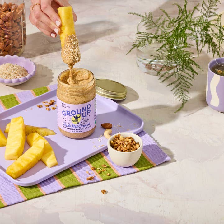 Ground Up - Wholesale Nut Butter - 12oz - Triple Nut Crunch3