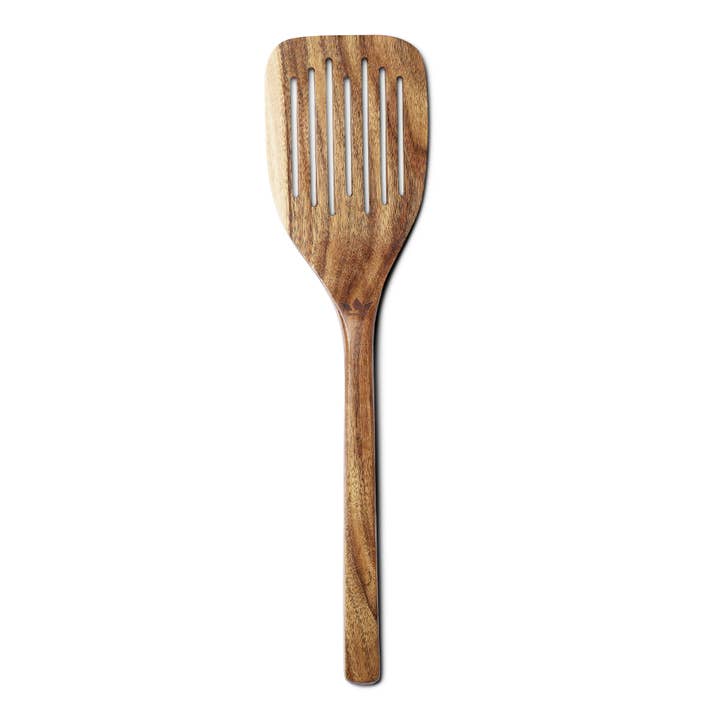 Skimmer spatula XL - Acacia utensil for wholesale by Dutchdeluxes International