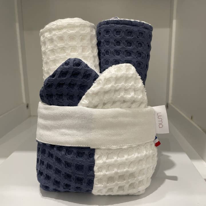 Lumä - Wholesale Face & Body Wipes - Mixed basket (washable cotton pads + face towels)