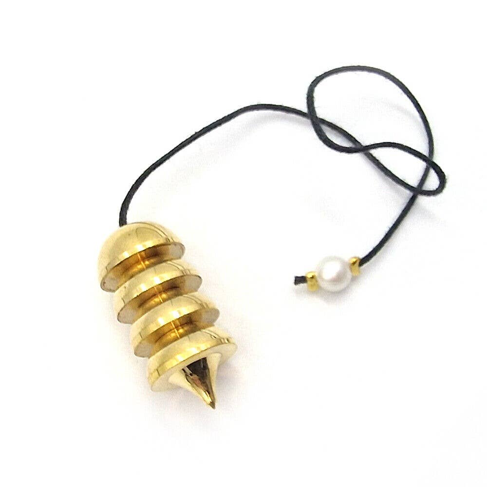 Shamans Crystal - Wholesale Meditation Supplies - Brass Pendulums, Brass Dowsing Pendulums with Gift Pouch20