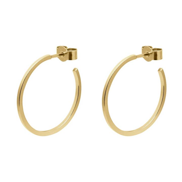 Orecchini a bottone a cerchio - Oro per la vendita all'ingrosso da parte di Myia Bonner