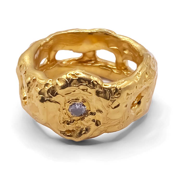 Eclipse Cutout Ring for wholesale by MOCA Jewellery