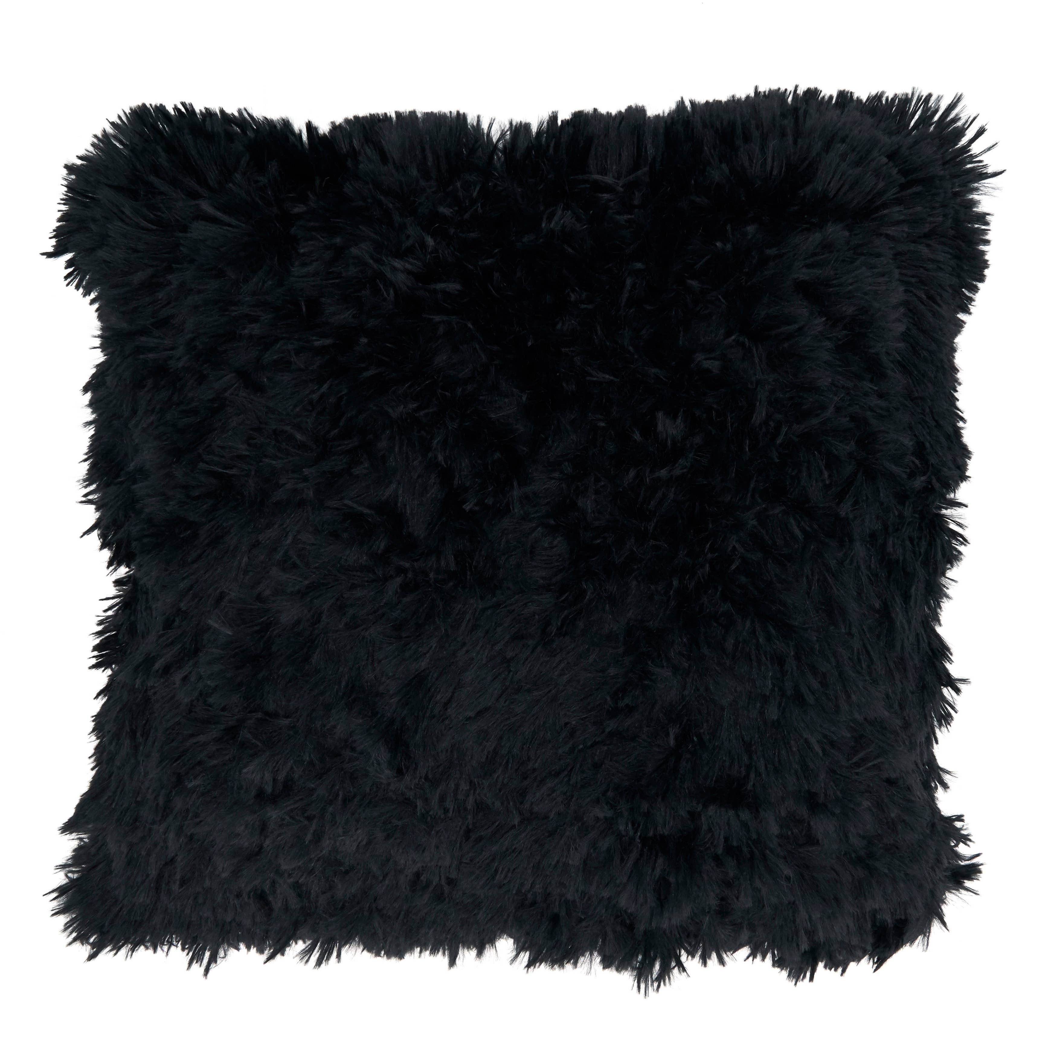 Saro Lifestyle - Wholesale Throw/Decorative Pillow - Throw Pillow With Faux Fur Design3