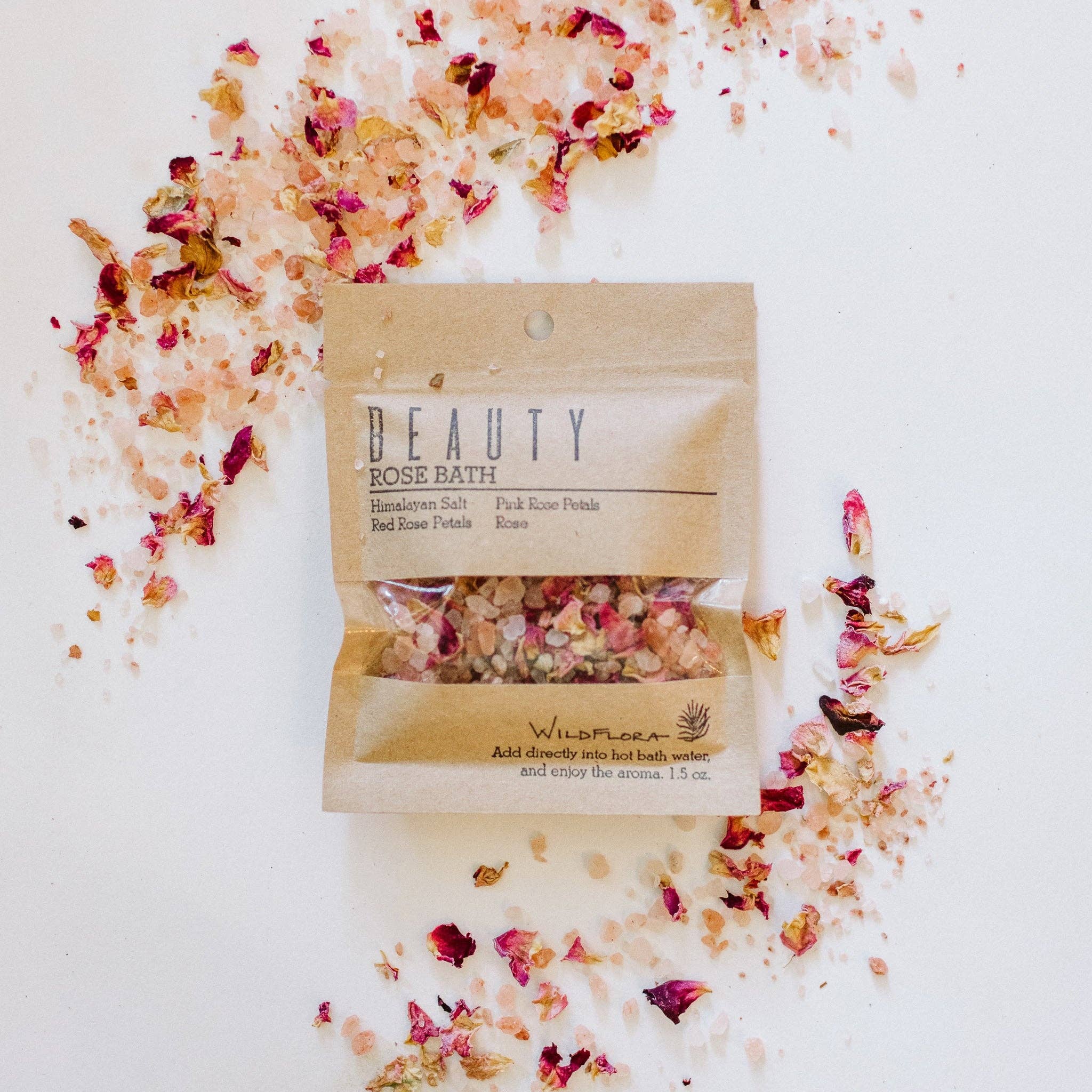 WildFlora - Wholesale Bath Salts - Wholesale WildFlora Bath Salts - Single Splash Packets2