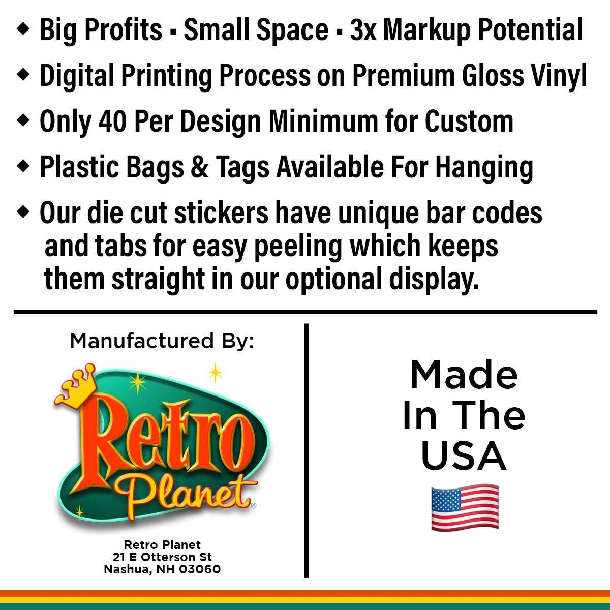 RetroPlanet - Wholesale Sticker - I Boated Today Personalized Name Drop Die Cut Vinyl Stickers8