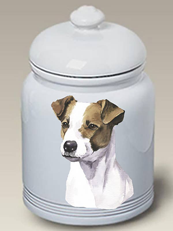 Jack Russell - Best of Breed Stoneware Ceramic Treat Jars for wholesale by Best of Breed Products