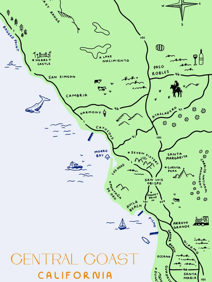 MAPA DA COSTA CENTRAL por atacado de Buen Dia