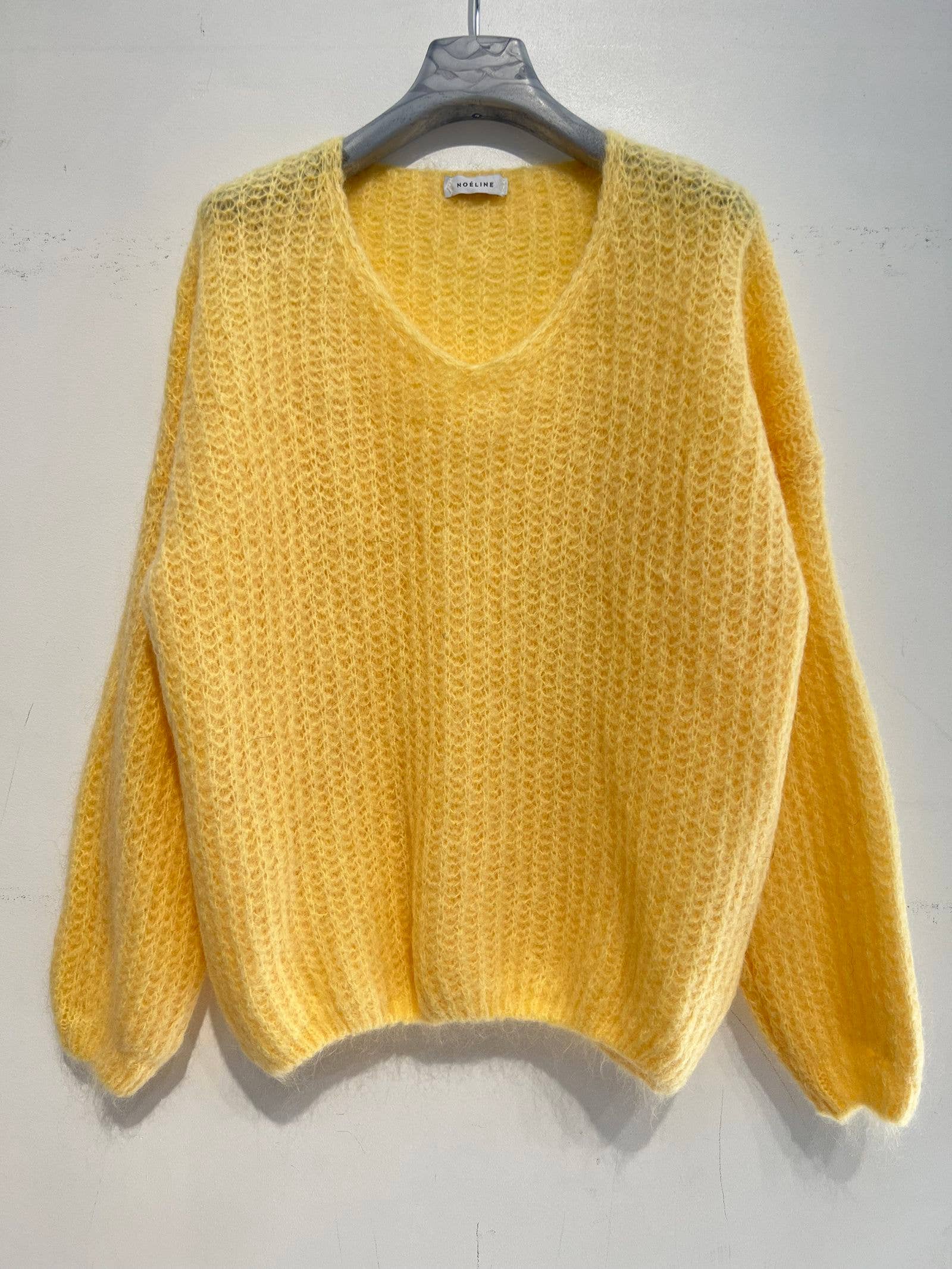 NOELINE - Wholesale Gebreide trui - Kinderen - Oversized trui van 40% kinder mohair7