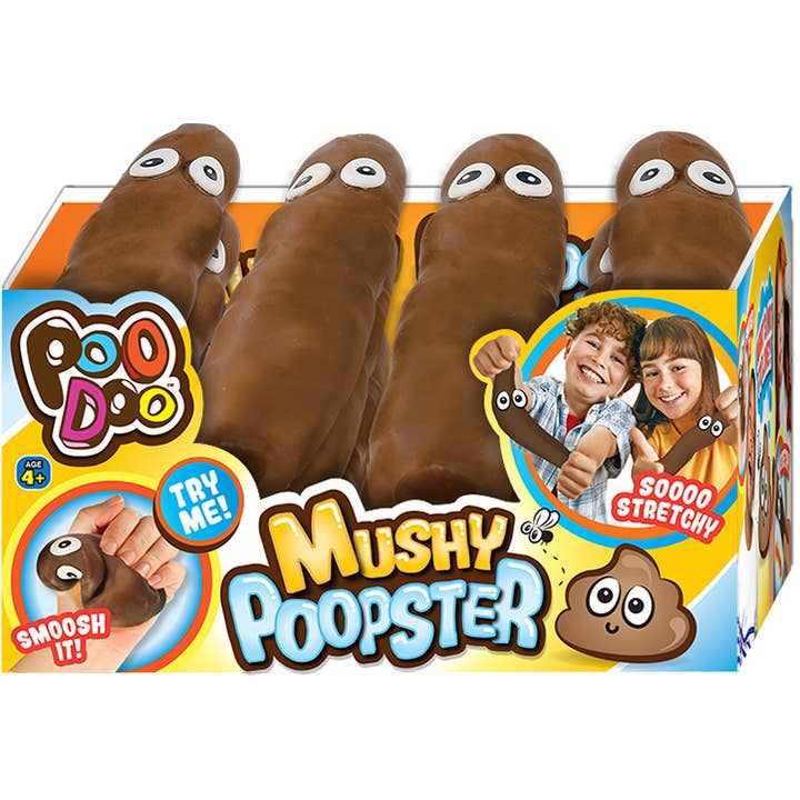 Grandpa Joe's Candy Shop - Wholesale Toy Set - Kids - Poo Doo Mushy Poopster, 12ct