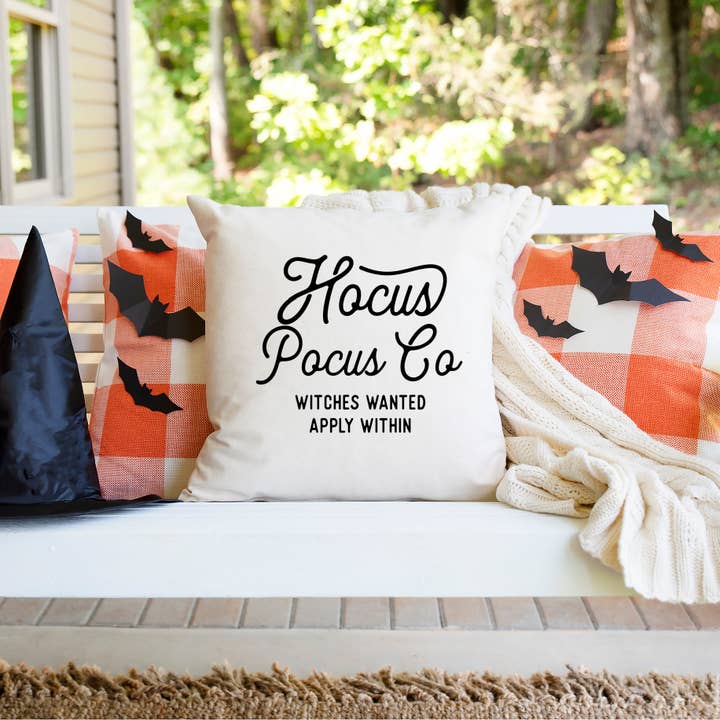 Halloween Hocus Pocus Co Pillow Cover Only for wholesale by Love You a Latte Shop