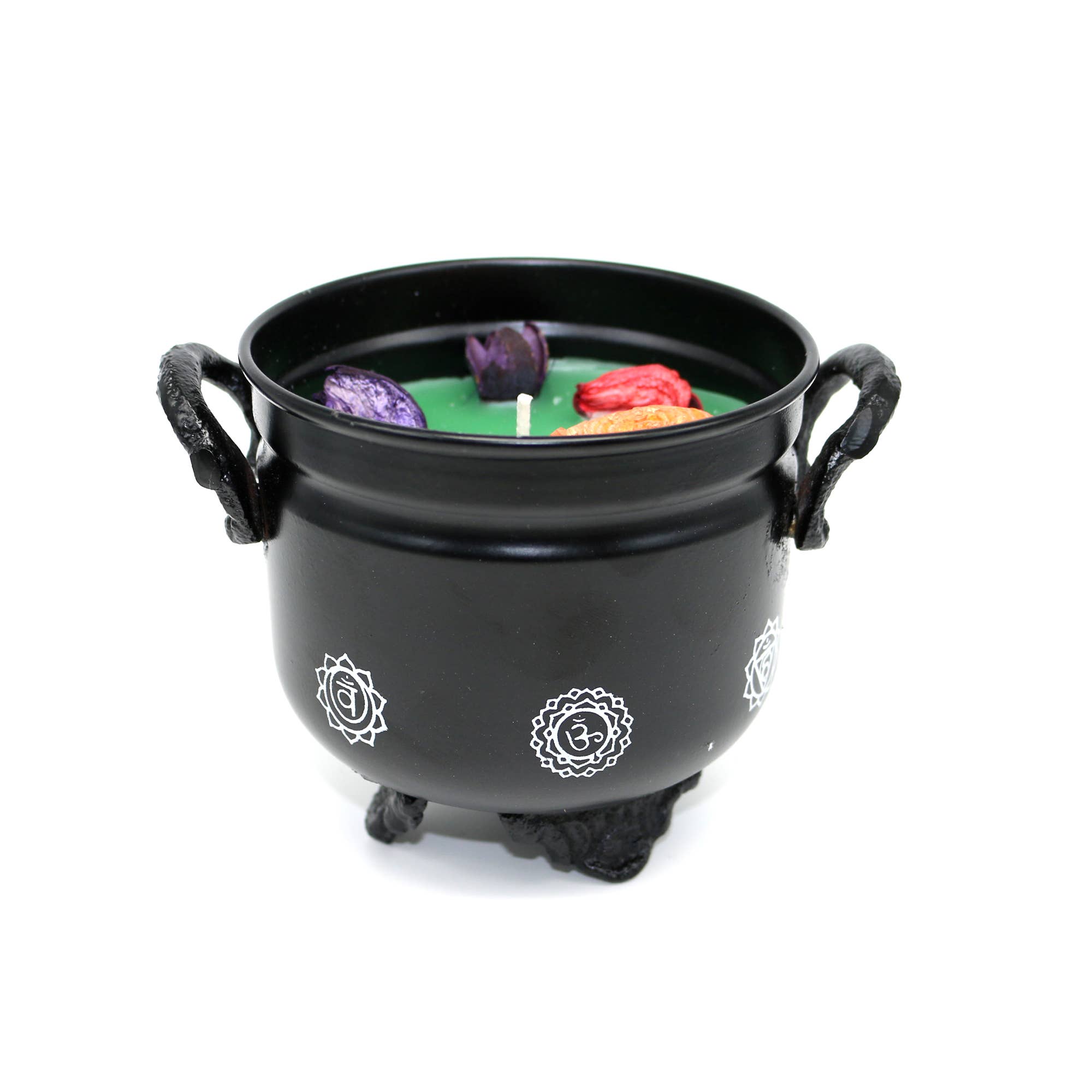 Designs by Deekay Inc. – wholesale Burkljus – Amber Patchouli/7 Chakras kitteljus (11,5 oz)5