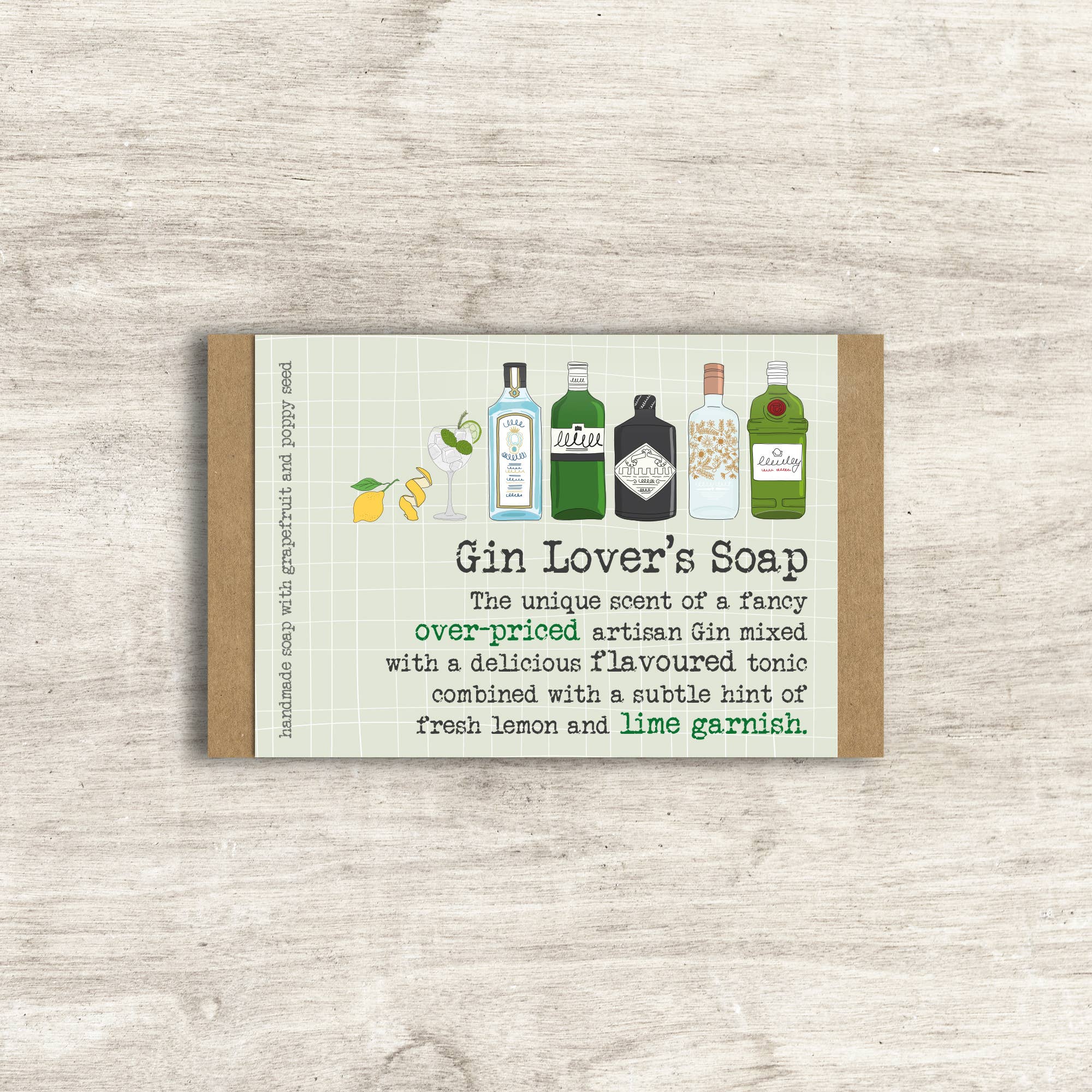 Dandelion Stationery - Wholesale Bar Soap - Gin Lover's Soap - Humorous Soap Gift