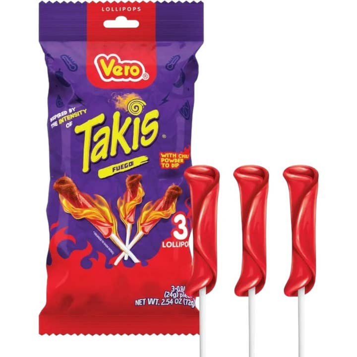 Cow Crack Wholesale - Wholesale Lollipop - Vero Takis Fuego Lollipop