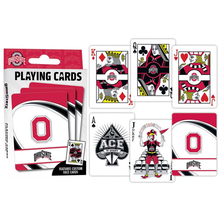Masterpieces Puzzles - Wholesale Playing Cards - Ohio State Buckeyes Playing Cards2