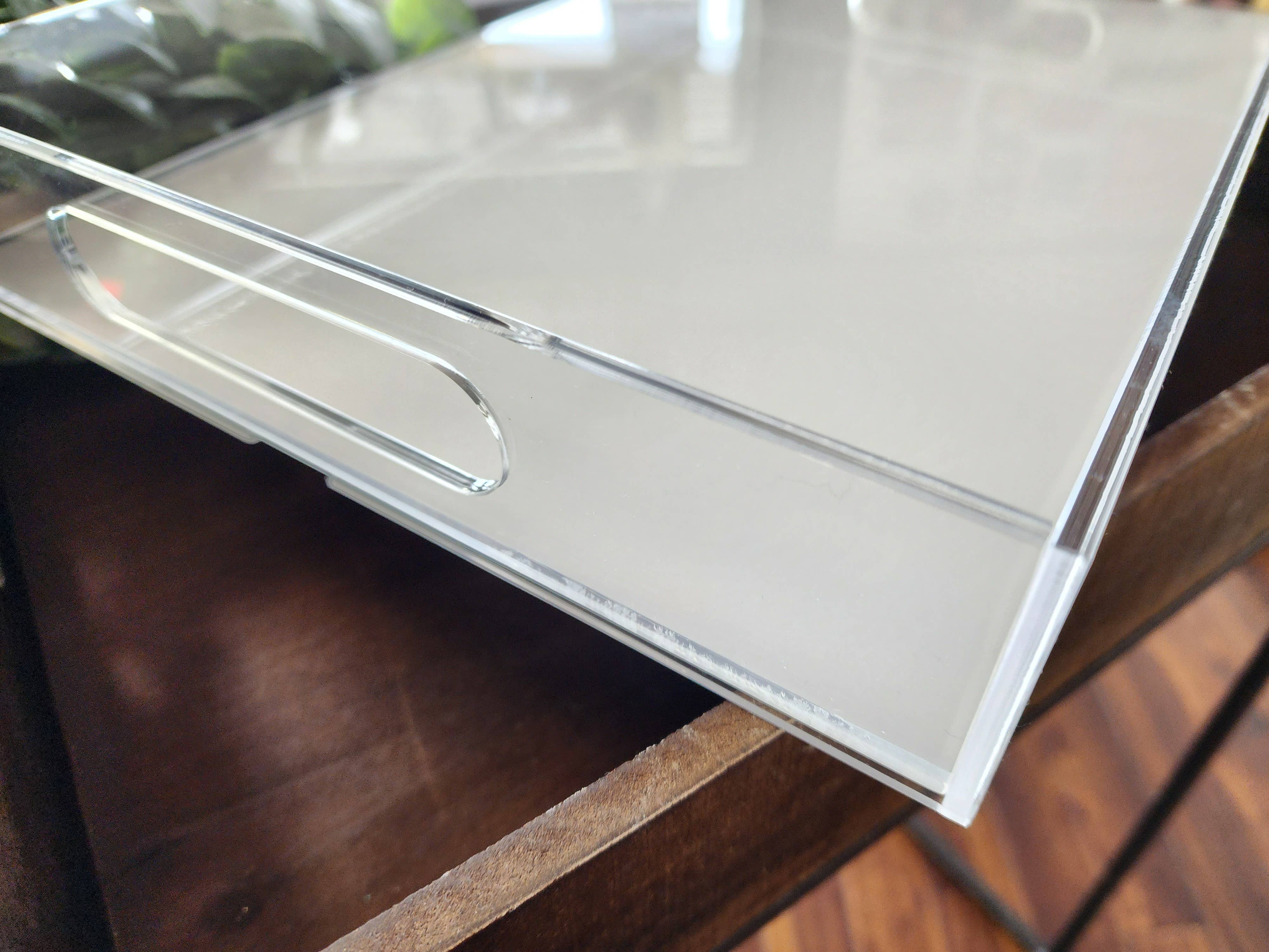 Julie Abbott  Art - Wholesale Decorative Tray - Clear Acrylic Tray for Interchangeable Artwork Inserts5