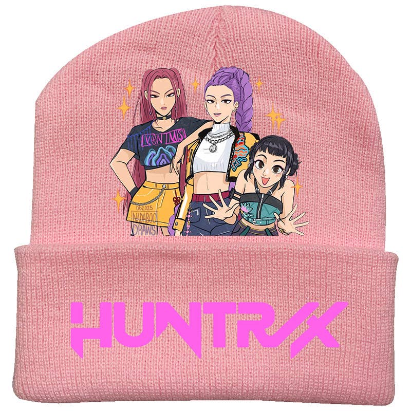 Lilyrosy（Duty free) - Wholesale Beanie - Kids - K-POP Demon Hunters Custom Knit Beanie,Adult & Kids Friendly33