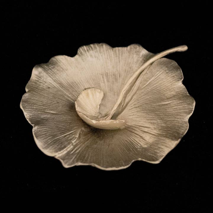 Ginkgo Salt Dish for wholesale by Michael Michaud Table Art