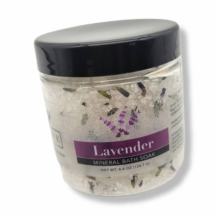 Bath Salt / Mineral Soak - Lavender Spa (small) for wholesale by Evolve Botanica