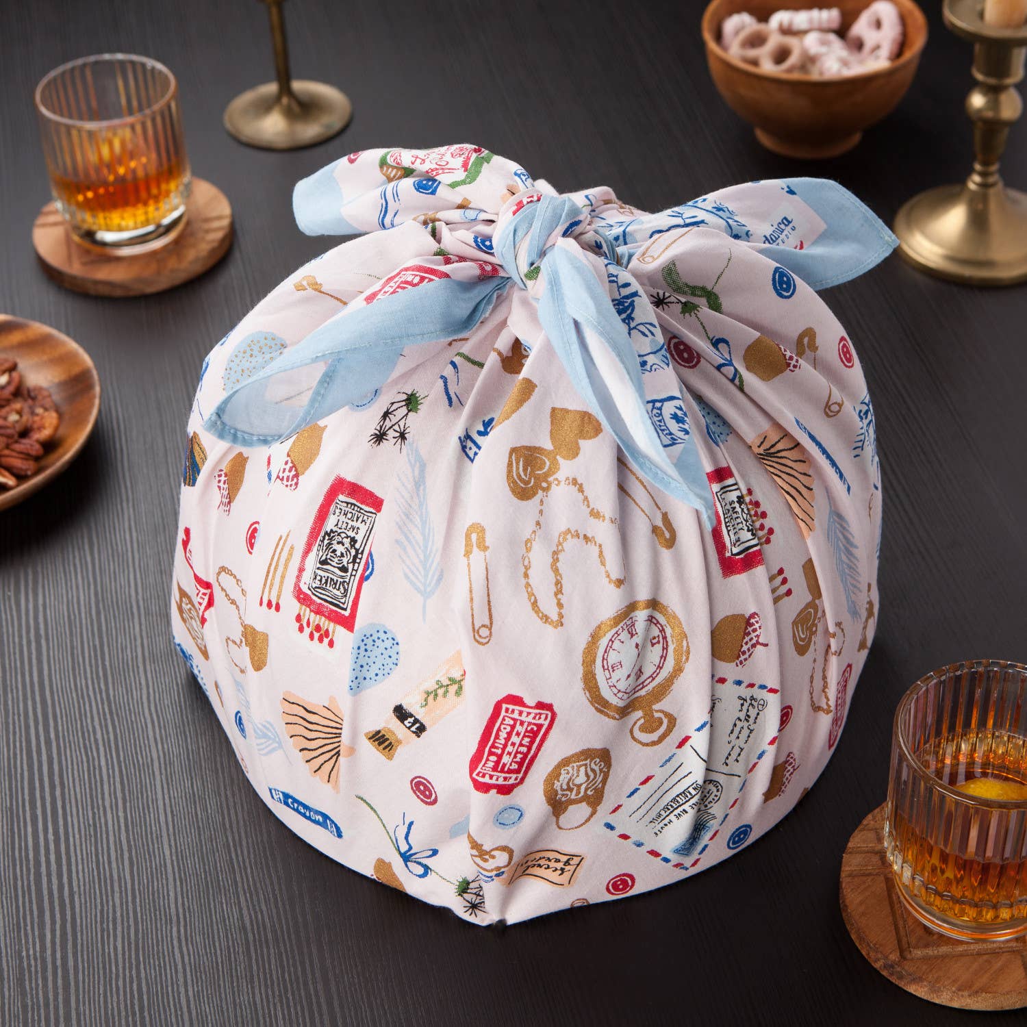 Danica Studio - Wholesale Flat Wrap - Danica Studio Recycled Reusable Gift Wrap Finders Keepers3