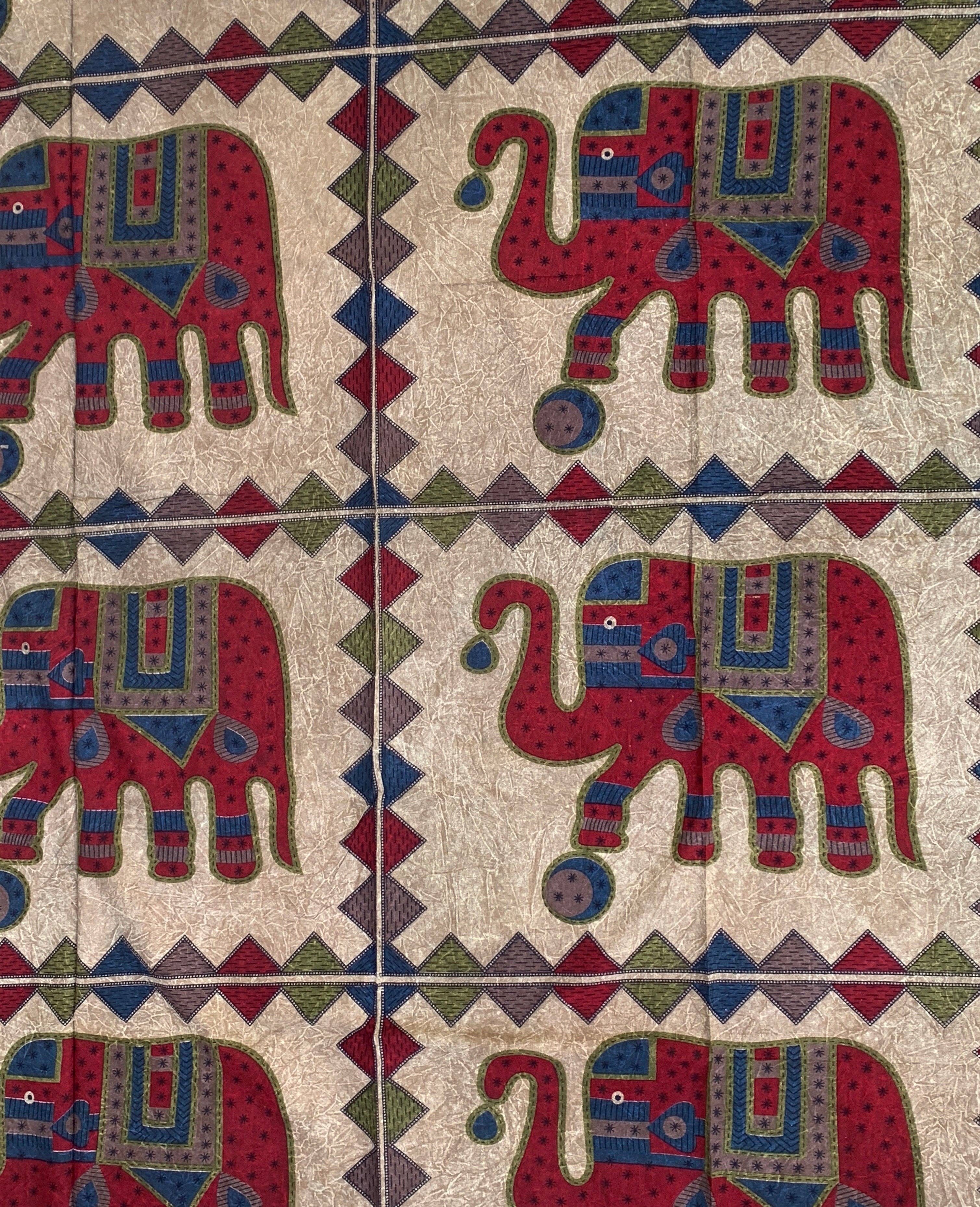 Lungta Imports - Wholesale Tapestry/Textile - Indian Elephants Tapestry Wall Decor Beach Throw15