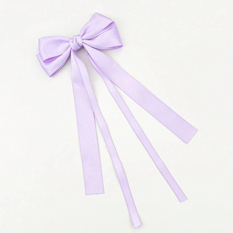 MKS America - Wholesale Hair Clip - Women's - Saylor layered ribbon bow hair clips 16 colors6