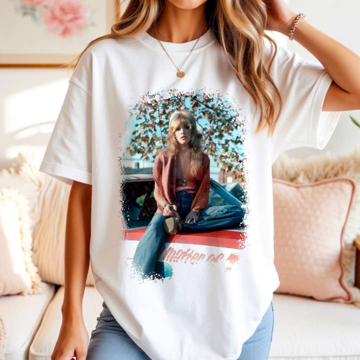 Vintage Stevie Nicks Graphic Tee #0566 for wholesale by Urban Edge Co.