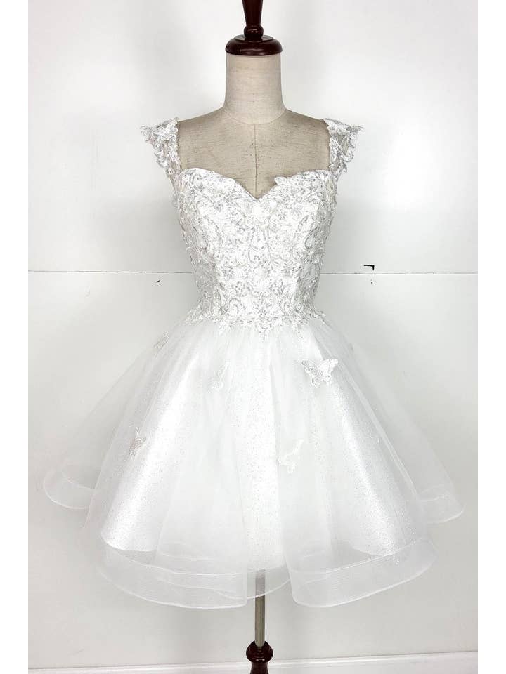 Chicas - Wholesale Dress - Women's - Over the Shoulder Dama Dress C3303