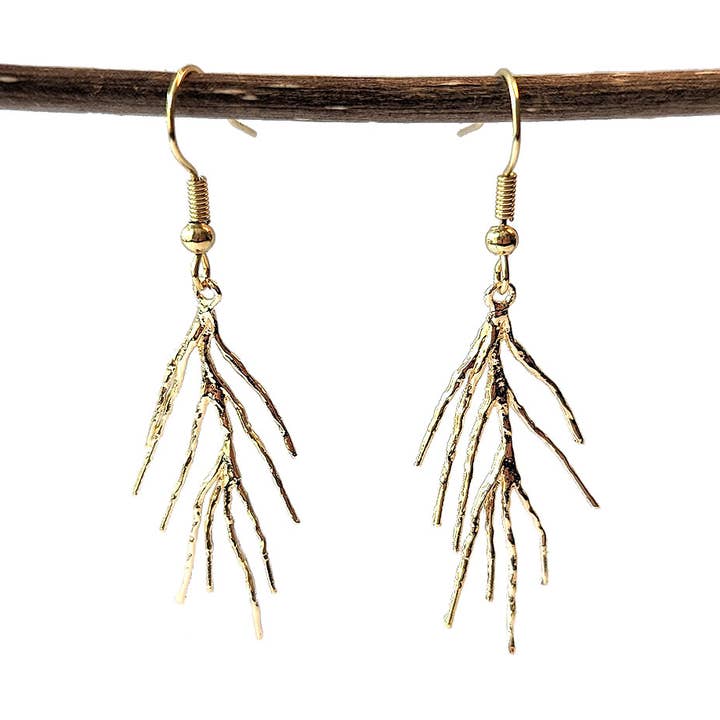 Boucles d'oreilles Wild Branch en or pour la vente par Stylish Jewelry Supply