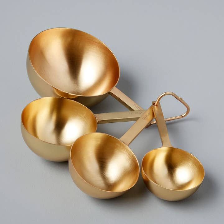 Acadia Measuring Cups, Gold for wholesale by Be Home US