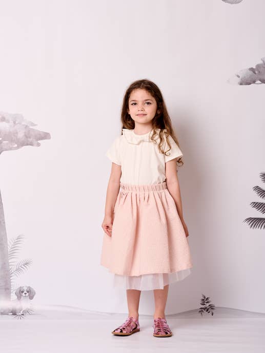 Vertical striped skirt for wholesale by LaTitta