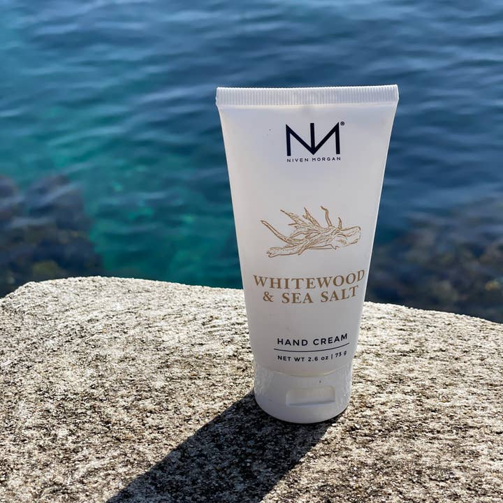 NIVEN MORGAN - Wholesale Hand Cream/Lotion - WHITEWOOD & SEA SALT - Travel Hand Cream2