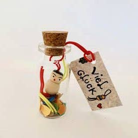 Glucksflasche Viel Gluck for engroshandel hos Sidedish Cards