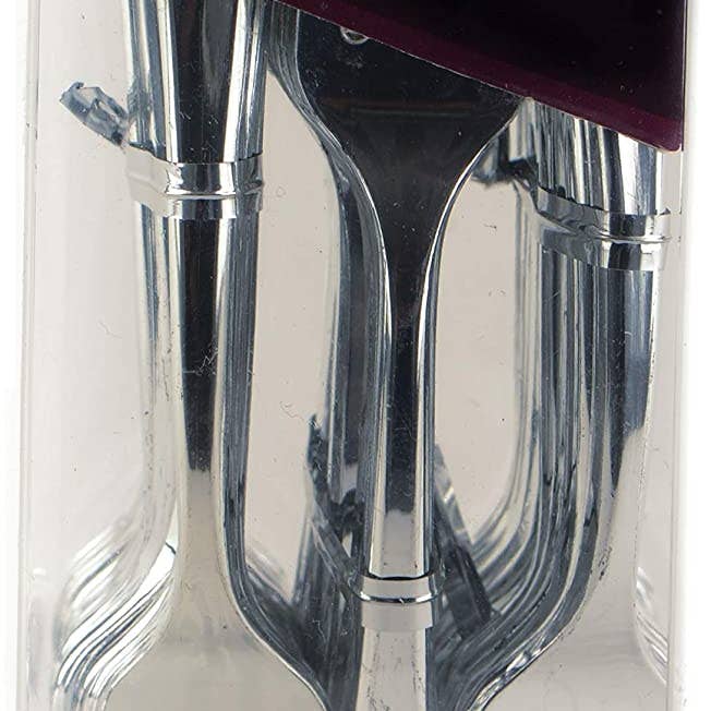 EcoQuality - Wholesale Disposable Tableware Pack - Disposable Plastic Silver Mini Forks - 4 inch Silver Plastic1