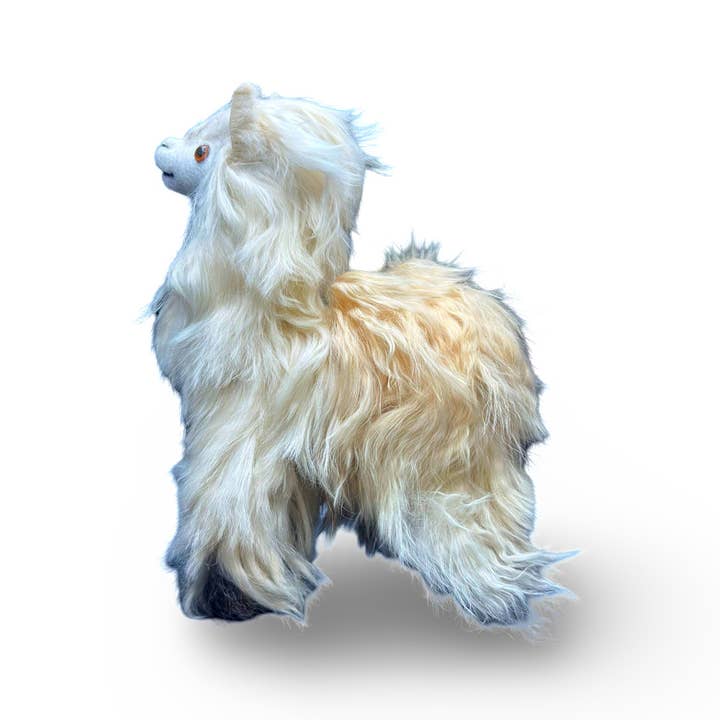 Sanyork Fair Trade - Wholesale Stuffed/Plush Toy - Kids & Baby - Suri Alpaca Fur Doll Plush Toy 6" Super Soft Stuffed Animal
